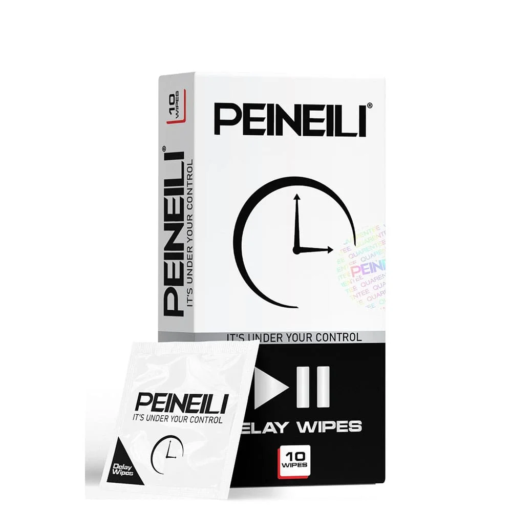 PEINEILI Delay Wipes Control Premature Ejaculation Condom Compatible It s Under Your Control Made in Turkey High Quality 10 Wipes